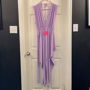 New lilac harem jumpsuit
